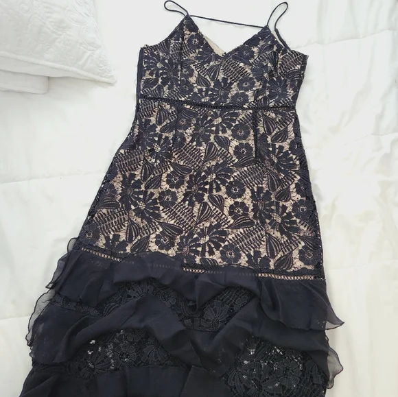 Embroidered Ruffle Dress Size M - Picture 1 of 15